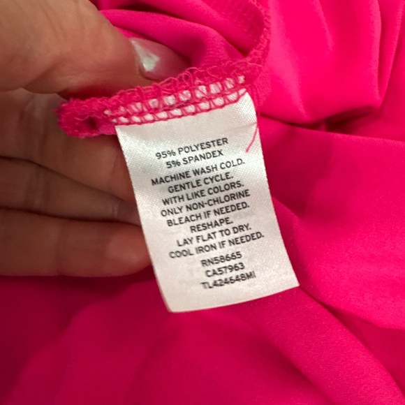 NWT Hot Pink one shoulder dress Size XS - Picture 4 of 4